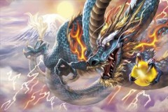 Blue thunder dragon