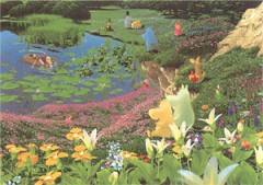 Moomins' secret garden