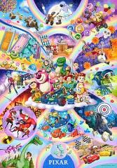 Pixar characters popping out!