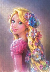 Princess with the glistening hair