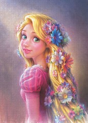 Princess with the glistening hair