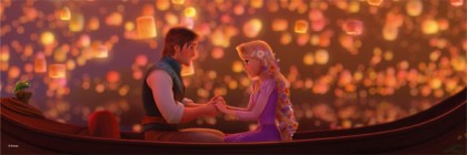 Rapunzel: enveloped by light