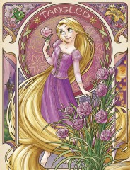 Rapunzel, <i>art nouveau</i> style