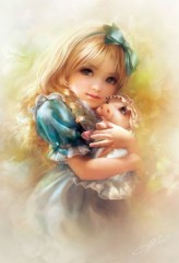 Alice with Piglet