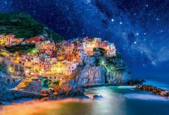 Cinque Terre starry sky