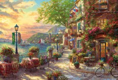 Flower cafe on the Riviera