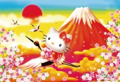 Hello Kitty Golden cloud Fuji