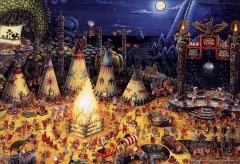 Hunter village