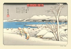 Evening snowfall