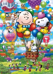 Snoopy's balloon flight