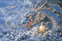 Blue dragon of the east