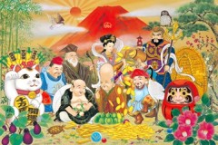 Seven gods and twenty virtues