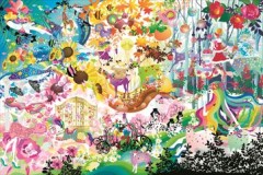 Cast my thoughts on the flow of colours