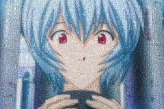 Ayanami Rei mosaic art