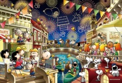 Snoopy fireworks show