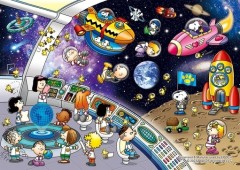 Snoopy's space travel