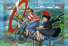 Pedalling hard