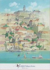 The town on the sea
