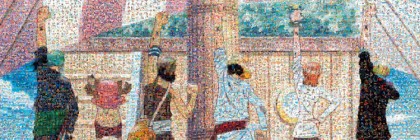 Sign of friends – mosaic