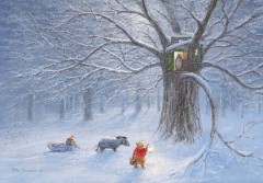 Winter in the woods