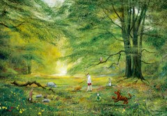 The knighting of Pooh