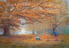 The joy of autumn leaves