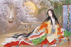 Kaguyahime under the spring moon