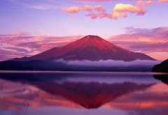 Fuji reflected