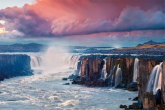 Selfoss waterfall (Iceland)